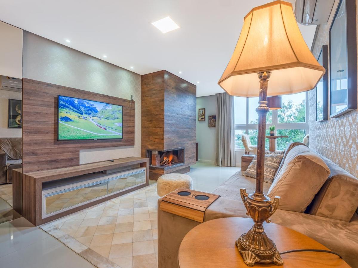 2 Suite, 1 Dormitorio Em Meio A Mata Araucaria A 1,5 Km Centro, Altos De Gramado Luaran gambar